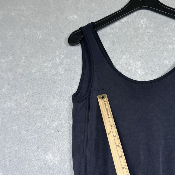 Athleta Serenity Romper Womens Size XS Black Sleeveless Strappy Cutout Back - Picture 14 of 14